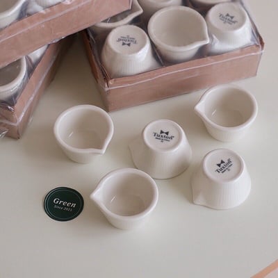 Tuxton Eggshell 果醬碟5