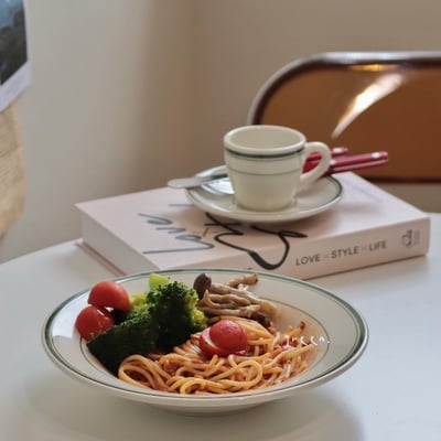 Tuxton Green Bay Rim Soup 義大利麵深盤4