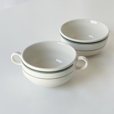 Tuxton Green Bay 雙耳碗2