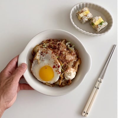 Tuxton Eggshell 乳白雙耳焗烤盤2