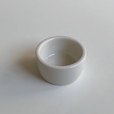 Tuxton Eggshell 乳白果醬碟4