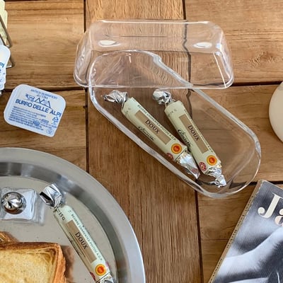 Tablecraft玻璃奶油儲存盒7