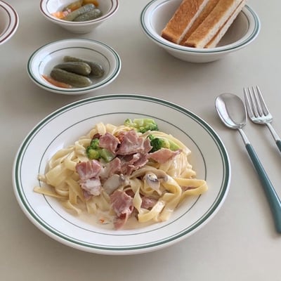 Tuxton Green Bay Rim Soup 義大利麵深盤6