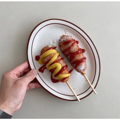 Tuxton Bahamas 棕色芝麻橢圓盤11