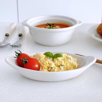 Tuxton eggshell 前菜碟8