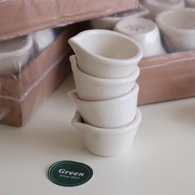 Tuxton Eggshell 果醬碟7