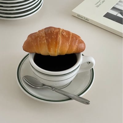 Tuxton Green bay 咖啡杯碟組2