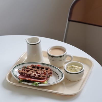 Tuxton Green bay 咖啡杯碟組3