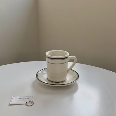 Tuxton Green bay 咖啡杯碟組13