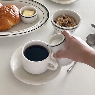 Tuxton Green Bay  鮮奶盅4