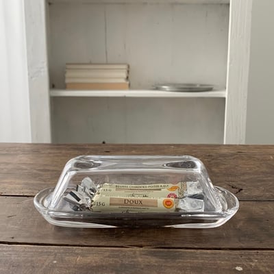 Tablecraft玻璃奶油儲存盒6