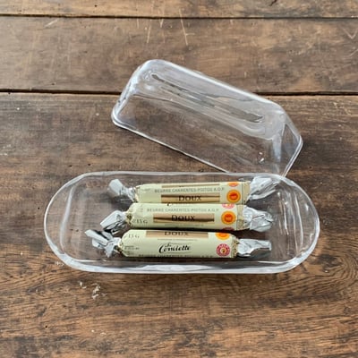 Tablecraft玻璃奶油儲存盒1