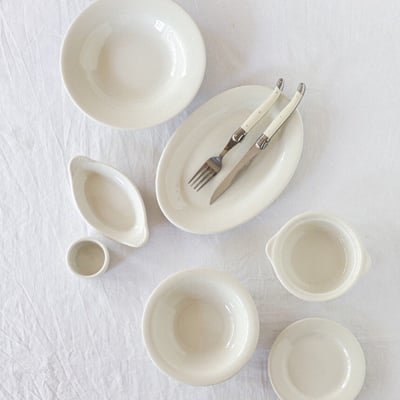 Tuxton eggshell 前菜碟7