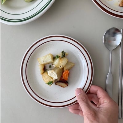 Tuxton Bahamas 棕色芝麻圓盤8