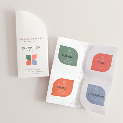 Breatherapy Kit - Get up + Go  心香貼日常套組．啟動能量 （8入）2