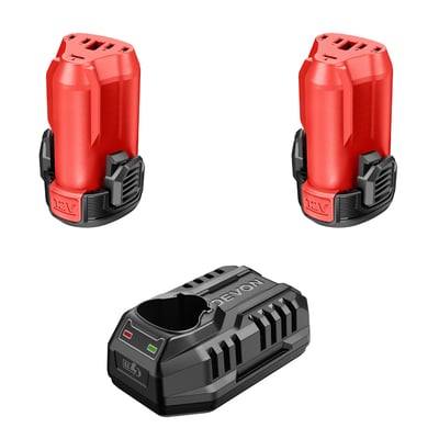 【大有DEVON】12V鋰電池|5165+12V鋰電池充電器|53851