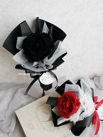 單支永生玫瑰花束【朵朵絮語】3