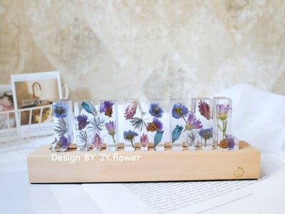 花草系字母燈【靜謐藍紫】4