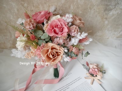 自然型不凋花捧花【美好情懷】1