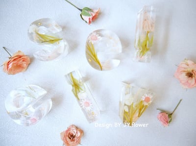 花草系字母燈【花漾柔粉】4