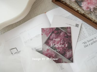 母親節花禮【不凋康乃馨立體木框花】3