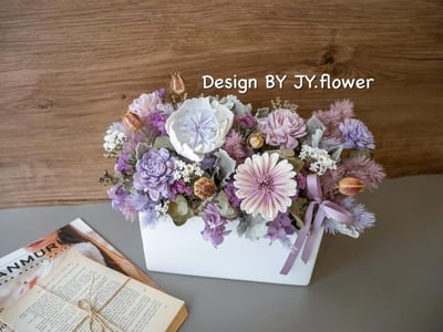 【不凋花與乾燥花商業花藝】精修套課7