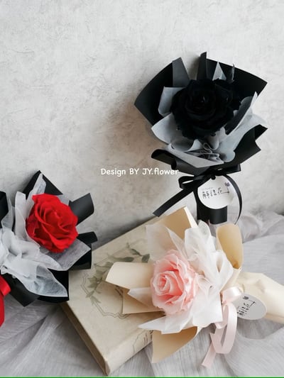 【花束包裝+桌花】系列套課3