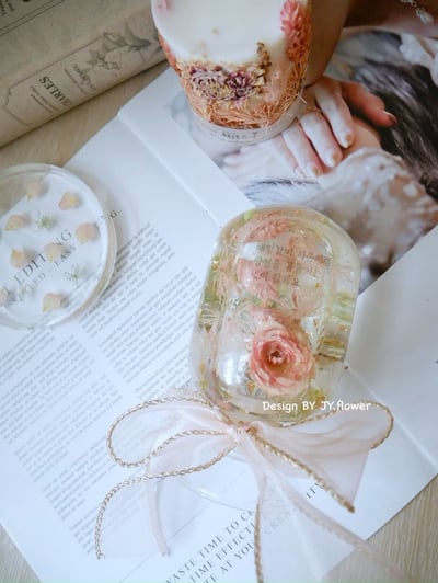 浮游花水晶球夜燈【芙甜】4