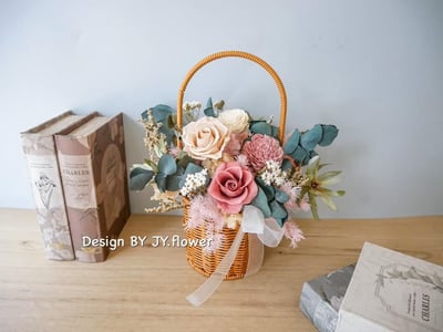 【不凋花與乾燥花商業花藝】精修套課6