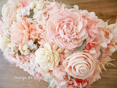 乾燥花喜糖籃【花漾秘境】2