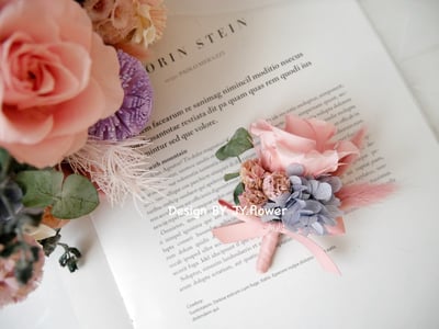 自然型手綁不凋捧花【甜蜜夢境】3