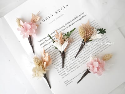 永生花髮插【美好情懷】1