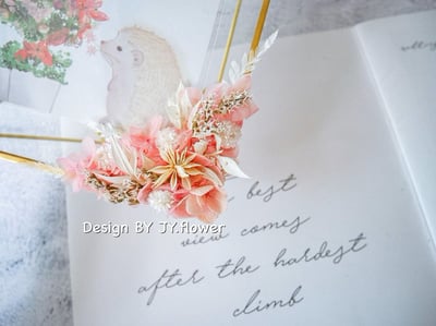 永生繡球仿舊金屬玻璃相框【珍藏】4