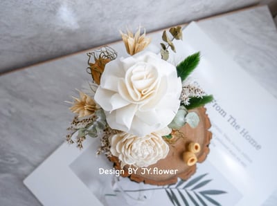 乾燥花名片座【純粹】3