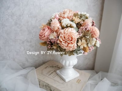 【畢德麥爾古典桌花】單品課程2