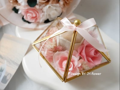 永生玫瑰戒指花盒【愛戀】3