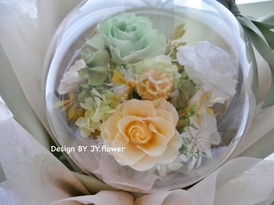 波波球大款永生玫瑰花束【綠野仙蹤】2