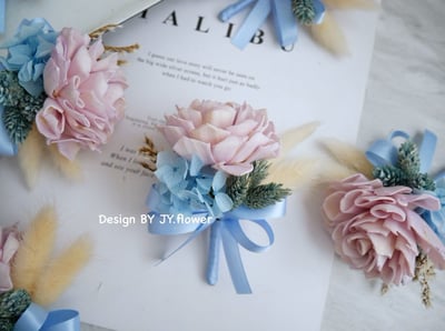 索拉乾燥花胸花【迷霧海洋】1