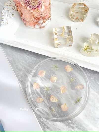 乾燥花盤/杯墊/飾品托盤【芙甜】2