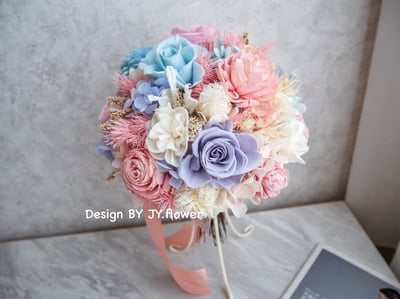 【台灣－夢奇地不凋花】花藝證照課程3