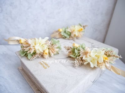 小花款永生乾燥手腕花【初夏】4