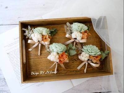 索拉乾燥花胸花【盛夏莊園】2