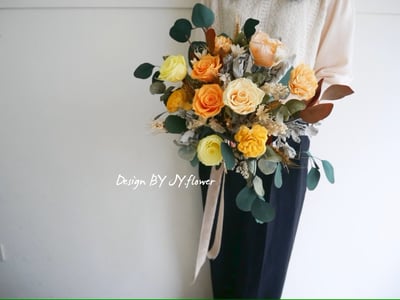 【不凋花與乾燥花商業花藝】精修套課12