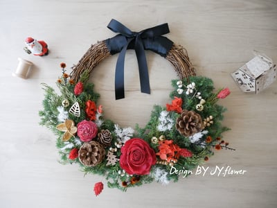 【不凋花與乾燥花商業花藝】精修套課14