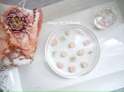 乾燥花盤/杯墊/飾品托盤【芙甜】3