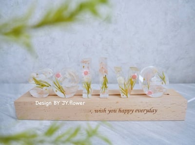 花草系字母燈【花漾柔粉】2