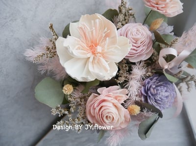 中大型加大款乾燥花盆花【甜蜜夢境】4