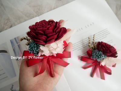 索拉乾燥花胸花【美好依戀】1