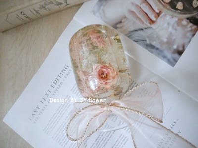 浮游花水晶球夜燈【芙甜】2