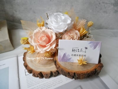 【永生玫瑰名片/便條夾】單品課程3